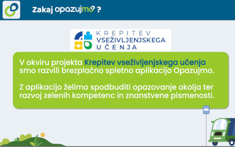 Opazujemo